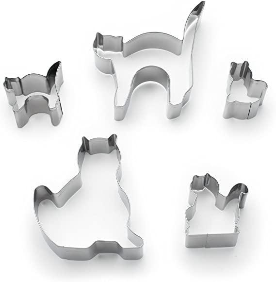 Fox Run Cookie Cutter Set - Cats