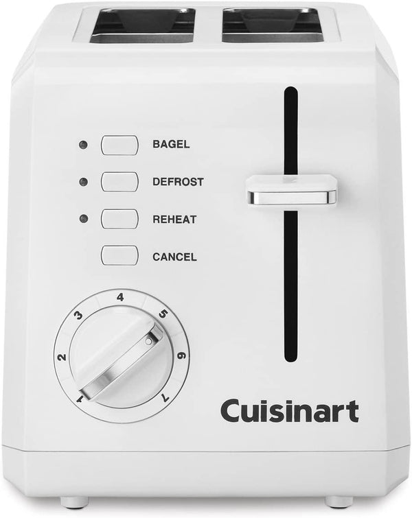 Cuisinart 2 Slice Compact Plastic Toaster - White