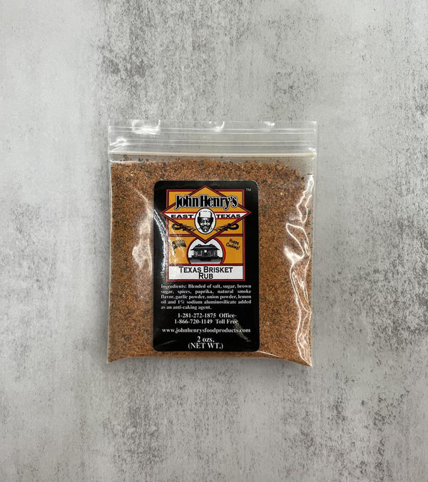 John Henry's Texas Brisket Rub Seasoning 2oz