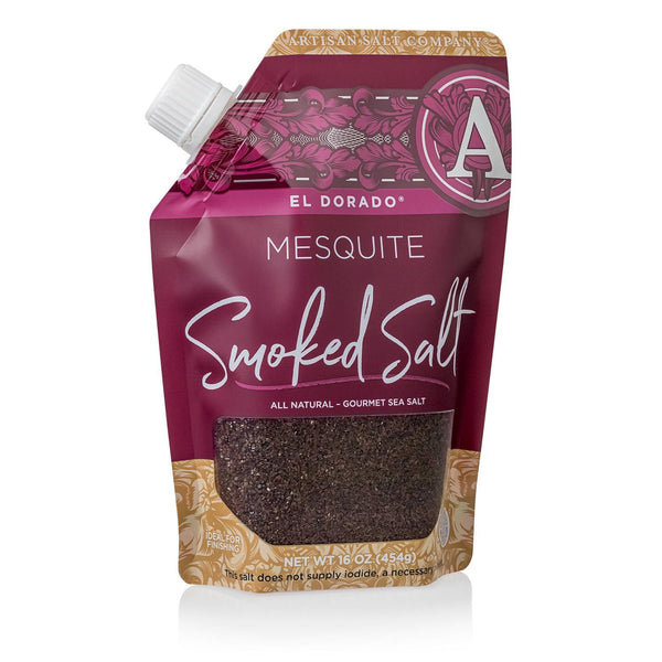 Saltworks El Dorado Mesquite Smoked Salt Pouch 16oz