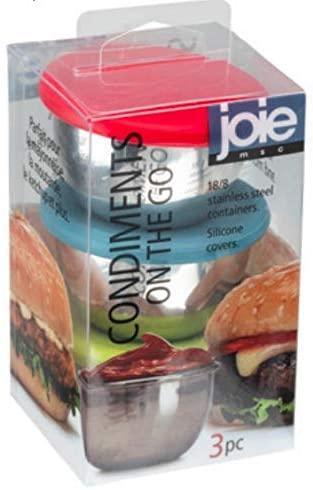 Condiment Containers S/S with lids