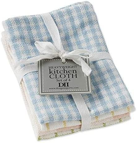 Dishcloth Set/4 Garden Plaids
