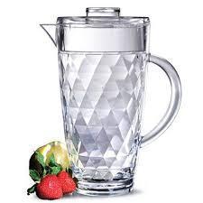 PRODYNE Pitcher Acrylic Diamond Cut 70oz
