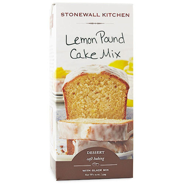 STONEWALL CAKE LEMON POUND MIX WITH GLAZE