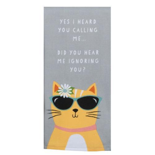 Kay Dee Towel Terry Yes I Heard You Calling Me. Did You Hear Me Ignoring You?