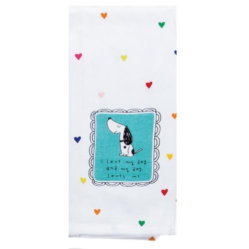 Kay Dee Towel I Love My Dog and My Dog Loves Me