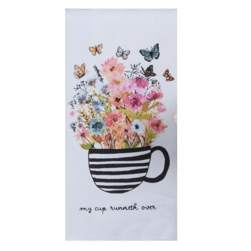 Kay Dee Towel Terry My Cup Runneth Over Dual Purpose Terry