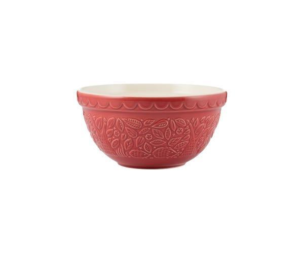 TYMC "In The Forest" Mixing Bowl Size 30 - Red Hedgehog