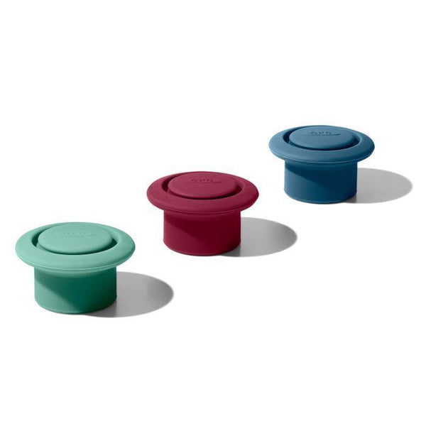 OXO Silicone Wine Stoppers - Color Mix