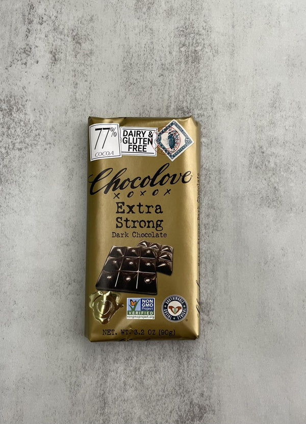 Chocolove Extra Strong Dark Chocolate 77%