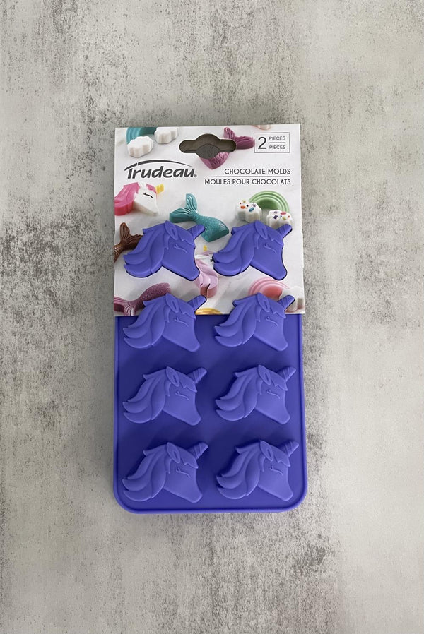 Trudeau Unicorn Molds Set/2 Silicone