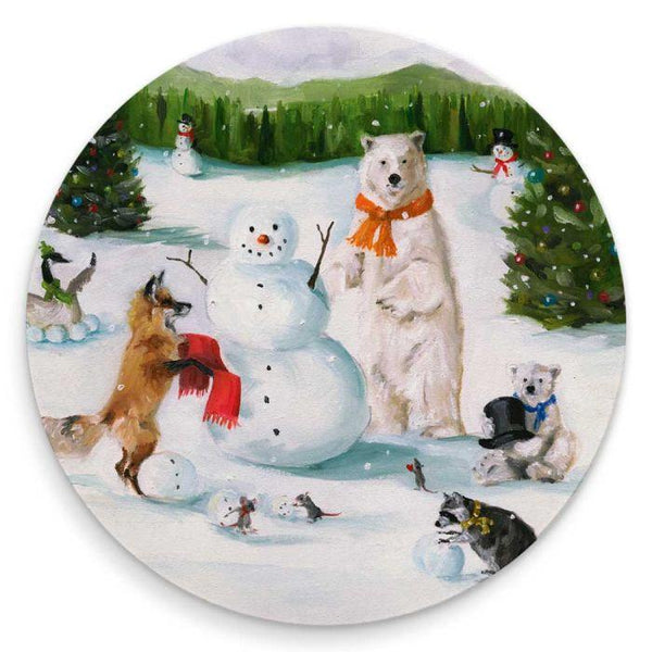 Coaster Snowman Happiest