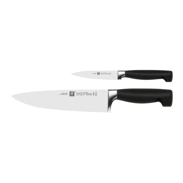 Zwilling 4 Star 2pc Set - 8" Chef's Knife and 4" Paring Knife