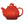 Load image into Gallery viewer, Republic of Tea Teapot Red Dancing Leaves
