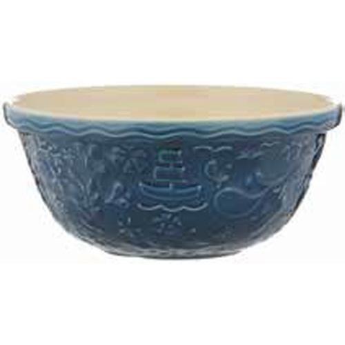 TYMC "Nautical" Mixing Bowl Size 12 - Royal Blue Boat and Whale