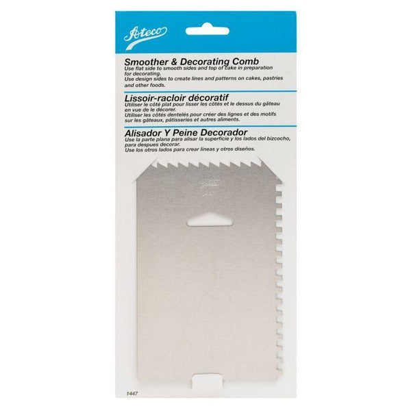 HIC Ateco Smoothing & Decorating Comb