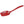 Load image into Gallery viewer, Gourmac Serving Spoon Red 12&quot; Melamine
