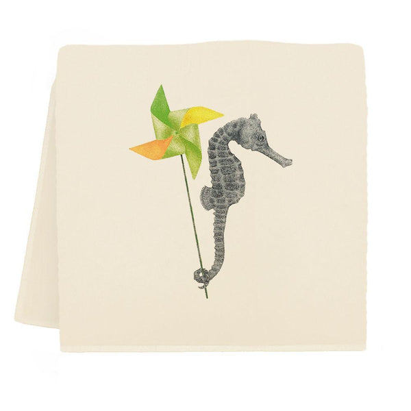 Eric & Christopher Tea Towel - Long Snout Seahorse "Gambol Azimuth"