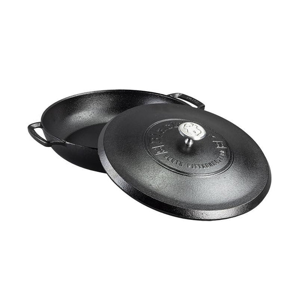 Lodge Blacklock 4qt Triple Seasoned Cast Iron Braiser with Lid