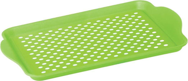 Oggi Non-Slip 17.5" X 11.5" Tray - Green