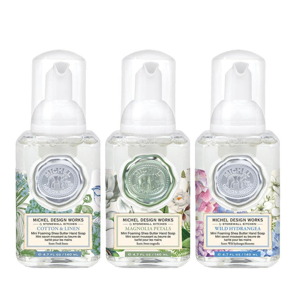 Michel Design Works Mini Foaming Soap Set of 3 - Botanical Bliss