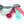 Load image into Gallery viewer, Measuring Spoons Plastic Retro Colors Set/5
