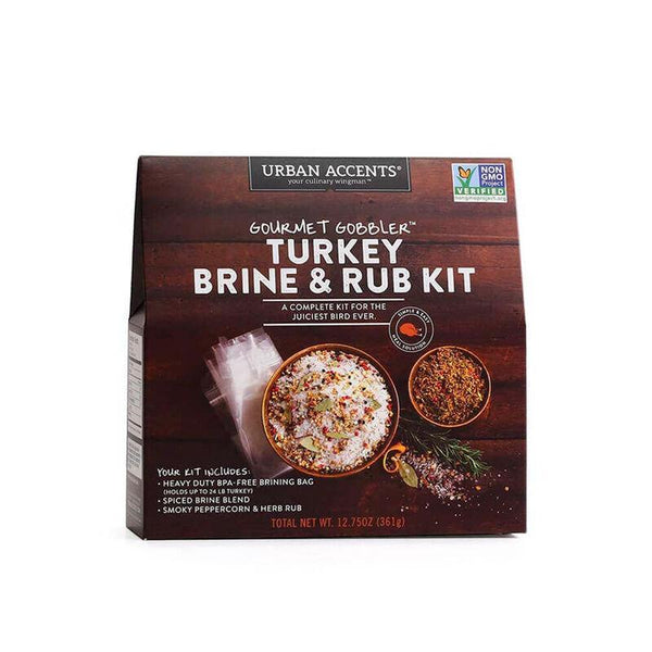 Urban Accents Turkey Brine & Rub Kit