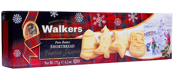 Walker's Assorted Festive Shapes Shortbread 6.2oz