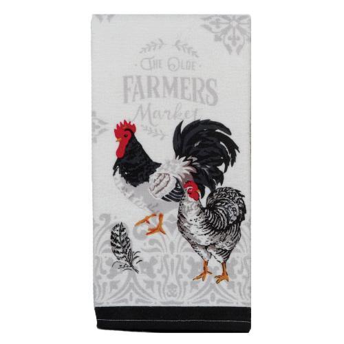 Kay Dee Towel Terry Rooster Farmer's Market