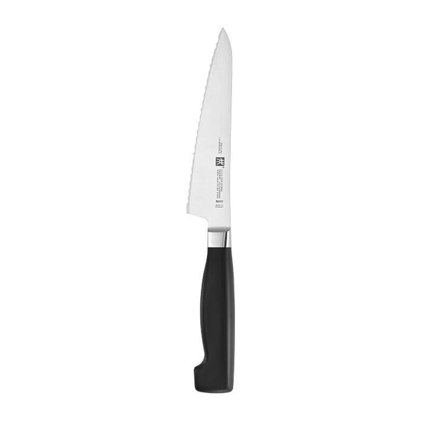 Zwilling 4 Star 5.5" Serrated Prep Knife