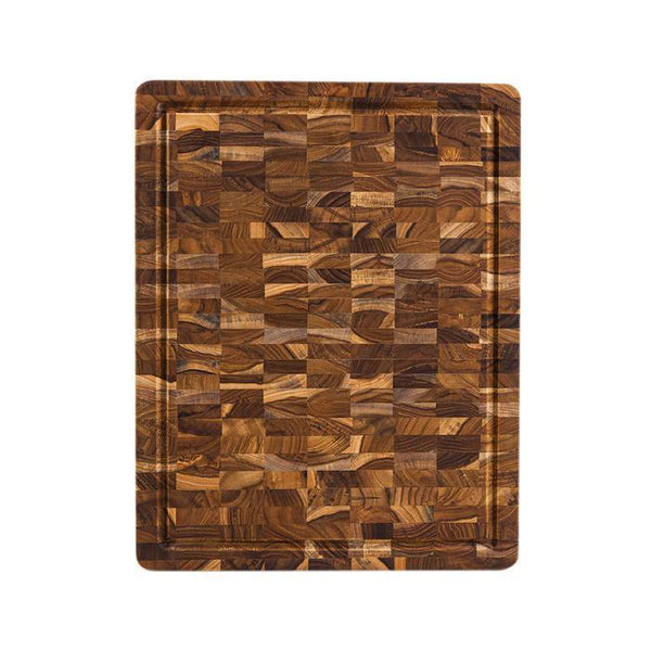 Teak Haus Butcher Block Cutting Board - Medium18" x 14" x 1"