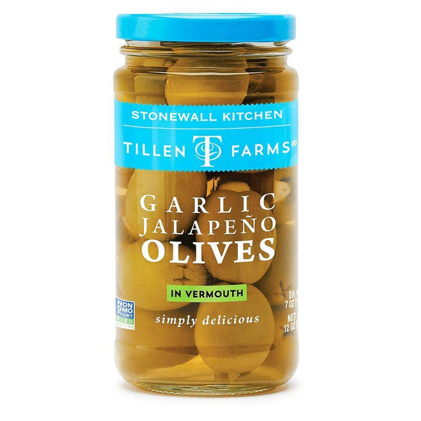 Tillen Farms Garlic Jalapeno Stuffed Olives