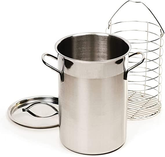 RSVP Stainless Steel 3pc Aspargus Steamer