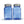 Load image into Gallery viewer, Salt &amp; Pepper Shaker Blue Glas s
