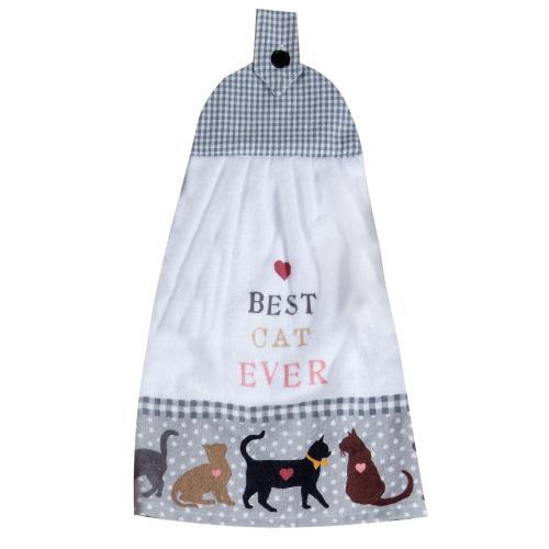 Kay Dee Towel Tie Best Cat Ever