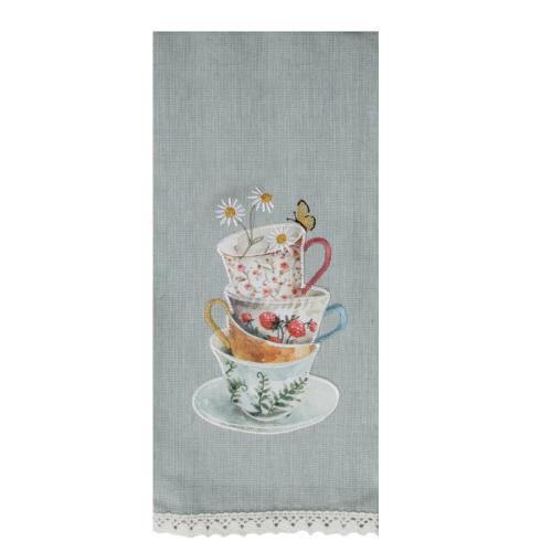 Kay Dee Towel Stacked Tea Cups