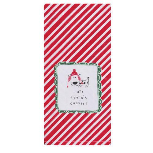 Kay Dee Towel Terry I Ate Santa's Cookie