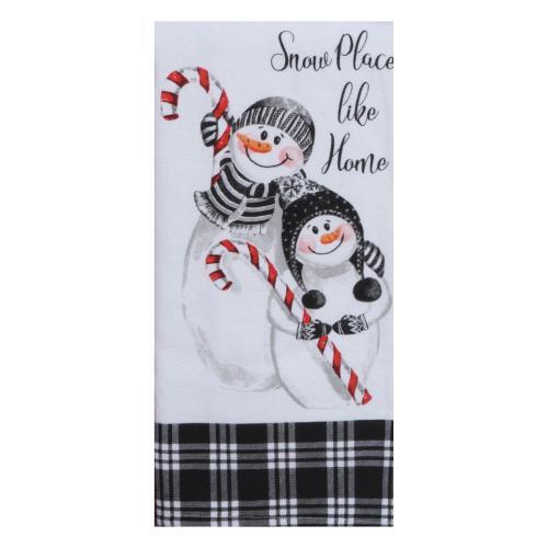 Kay Dee Towel Terry Snow Place like Home