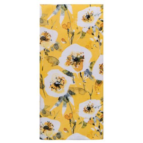 Kay Dee Towel Terry Yellow Floral Sweet Home