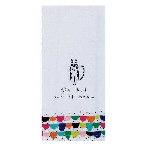 Kay Dee Towel You Had Me at Meow