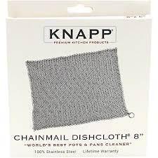 Chainmail Dishcloth 8" x 6" S/S Knapp