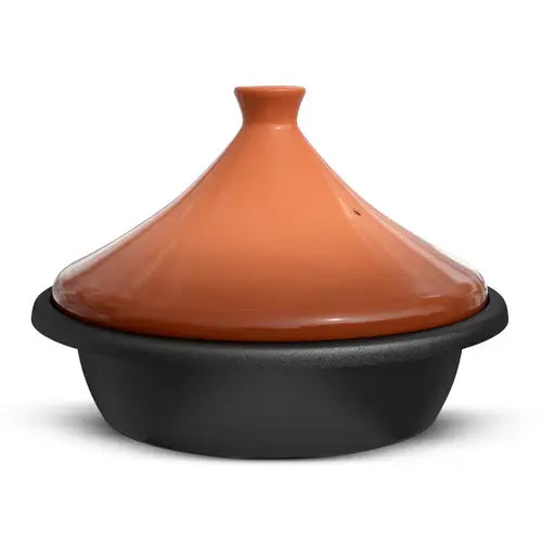 Kook Moroccan Enameled Cast Iron Tagine - Terracotta