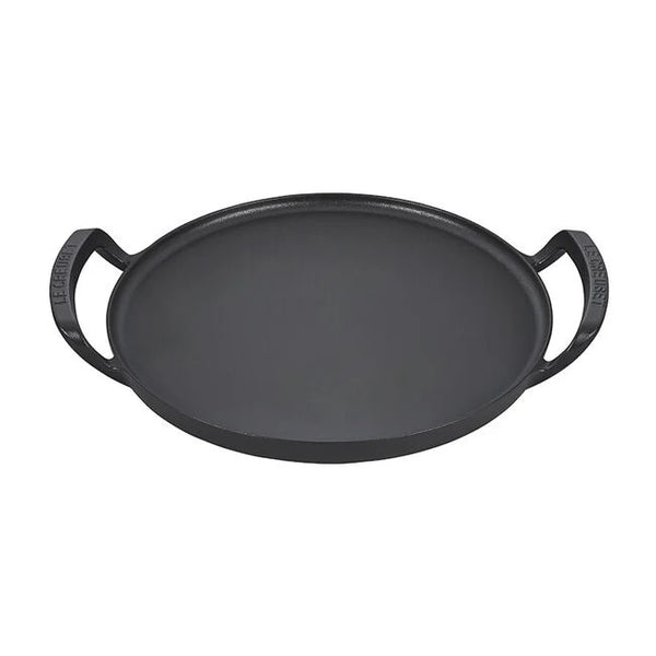 Le Creuset Cast Iron Alpine Outdoor Collection Pizza Pan - Licorice (Black)