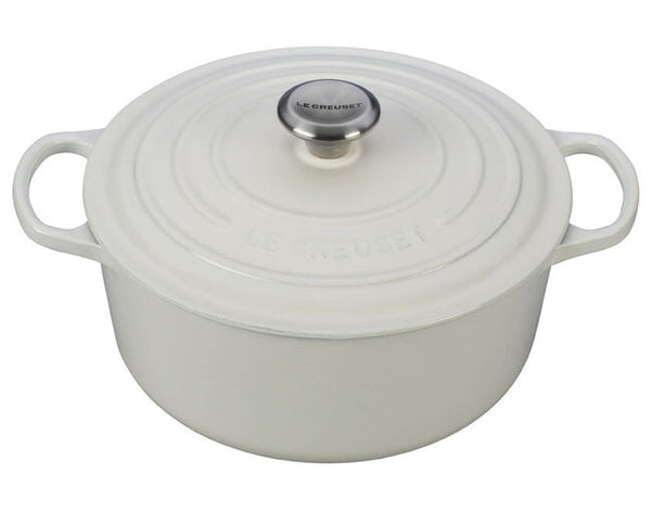 Le Creuset Signature 5.5qt Round Dutch Oven - White