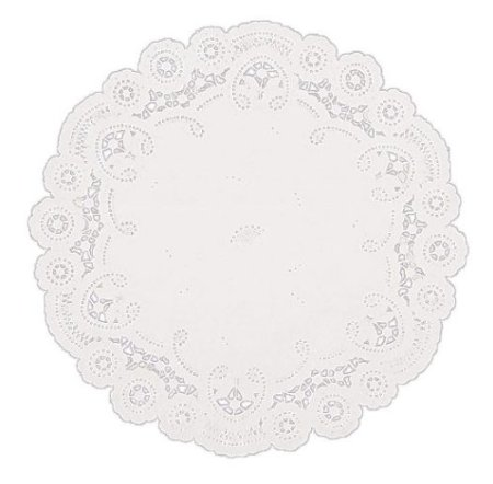 Fox Run Paper 12" White Round Lace Doilies 12ct