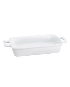 Lasagna Pan White Ceramic with handles