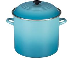 Le Creuset Stainless Steel 10qt Stockpot - Cariibbean