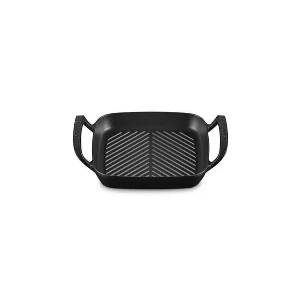 Le Creuset Cast Iron Alpine Outdoor Collection 10.25" X 1.5" Square Grill - Matte Black