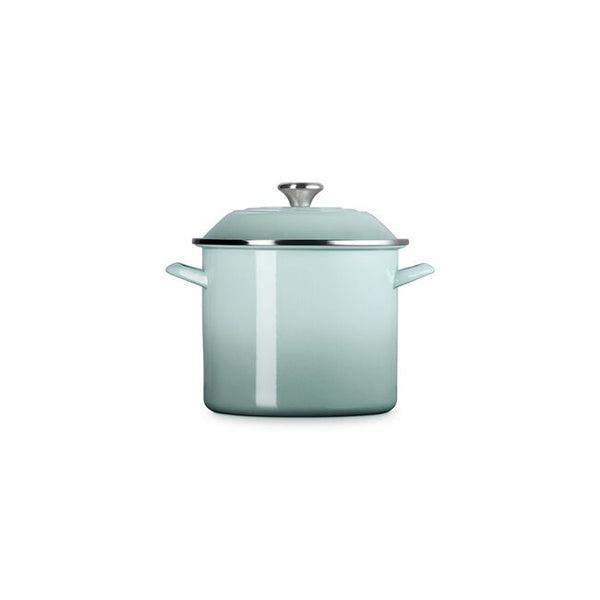 Le Creuset Carbon Steel 10qt Stockpot - Sea Salt