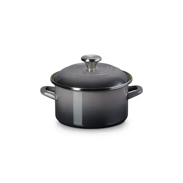 Le Creuset Carbon Steel 3.8qt Petite Stockpot - Oyster